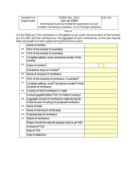 15ca part d|form 15ca pdf download.